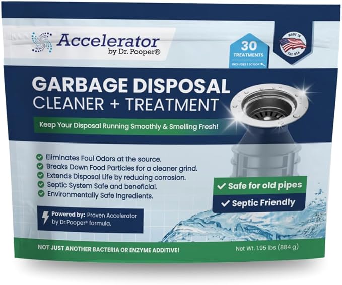 Accelerator By Doctor Pooper® Garbage Disposal Cleaner