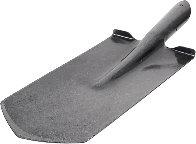 VICASKY Manganese Steel Garden Spade Shovel with Narrow Tip for Tree Planting and Soil Digging, Thickened Metal Hand Tool for Gardening and Lawn Care