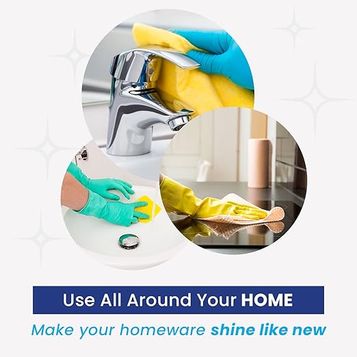 3 Set - Tri-Peek 33001 Metal Polish, 50ml Tube, Pale Blue