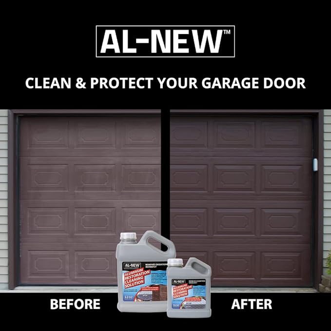 AL-NEW Aluminum Restoration Cleaning Solution | Clean & Restore Patio Furniture, Stainless Steel, and Other Household Metal Surfaces (32 oz.)