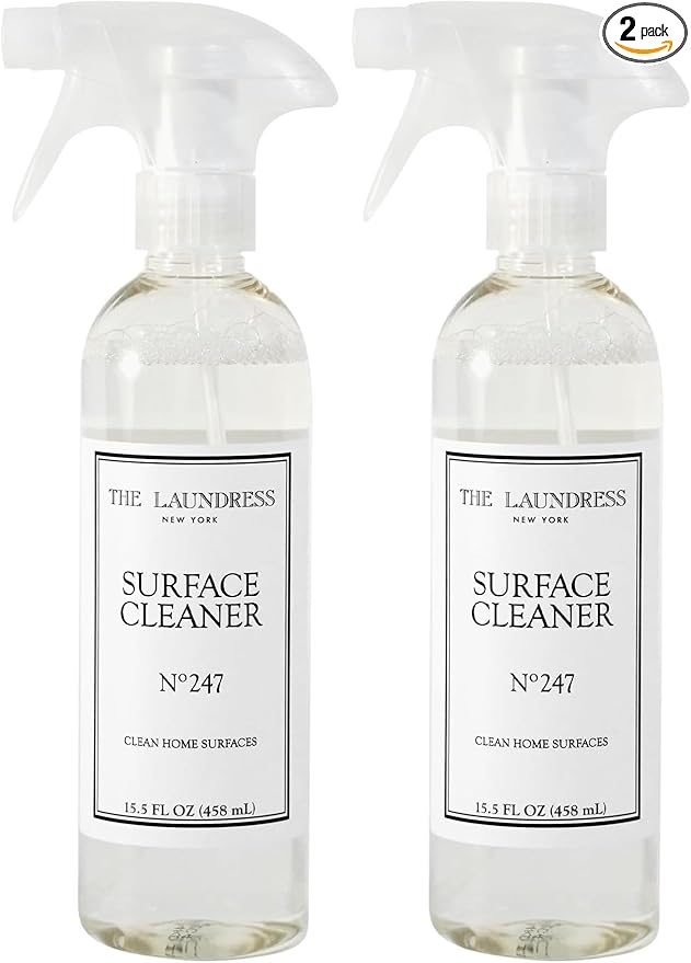 The Laundress Surface Cleaner, No. 247 Scented; Safe for Granite, Marble, Porcelain, & Wood; Bio-Based Ingredients; 15.5 Fl OZ, (Pack of 2)