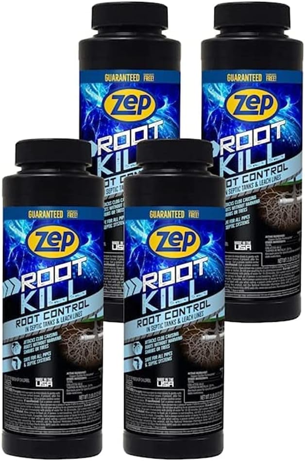 Zep Root Kill - 2 Lbs (Case of 4) ZROOT24 - Root Control in Septic Tanks and Leach Lines