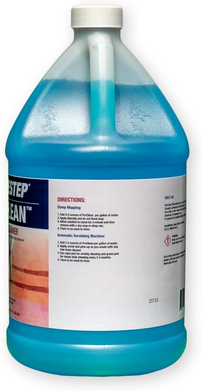 ProClean Super Concentrated Floor Detergent and Degreaser 1 Gallon Neutral pH Cleaner for Hardwood and Marley Floors