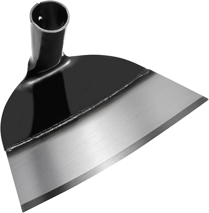 9.25 Inch Manganese Steel Garden Hoe Head Heavy Duty Weeding Tool for Soil Loosening and Agricultural Use Without Handle