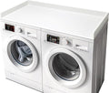 Gashell Washer Dryer Countertop, 27.5" x 54" Bamboo Washer and Dryer Countertop for Laundry Room Organization(White)