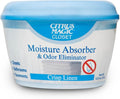 Citrus Magic For Closets, Moisture Absorber and Odor Eliminator, Crisp Linen, 12.8 oz.