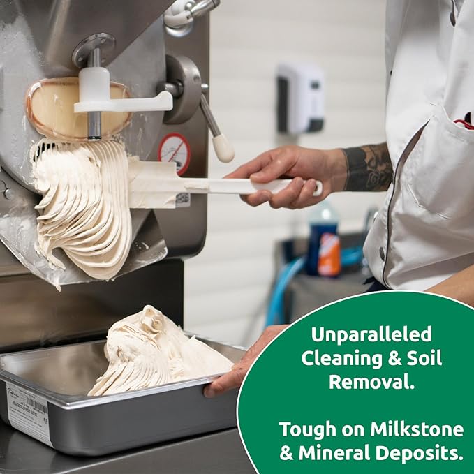 Stera Sheen 4lb Green Label Ice Machine & Ice Maker Cleaner + Sanitizer - Milkstone Remover & Descaler for Scotsman, Soft Serve Equipment, Food-Contact Surface - Restaurant-Grade (1 Pack)