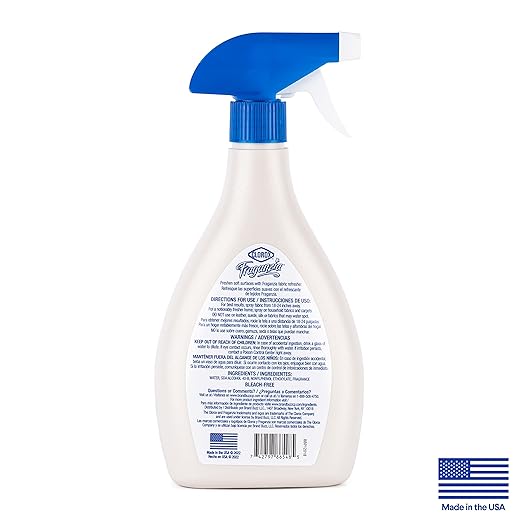 Clorox Fraganzia Refresher Spray 22oz Morning Sky | Multi-Use Fabric Refresher Spray in Morning Sky Scent | 22 Ounce Fabric Spray, Room Freshening Spray (Pack of 2)