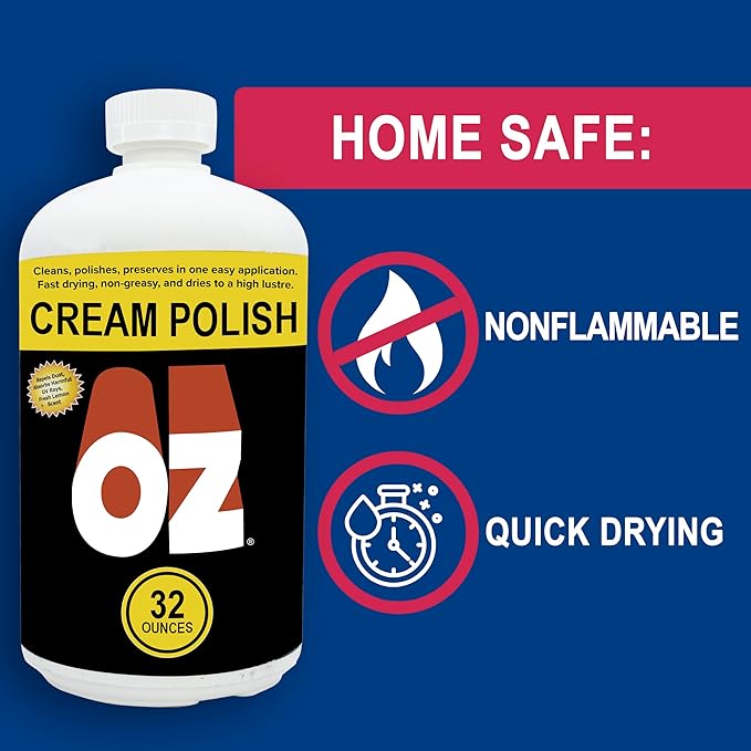 Mohawk Finishing Products OZ Cream Polish, M860-0006, 1 Quart