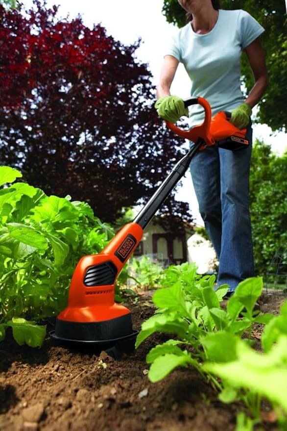 BLACK+DECKER 20V MAX* POWERCONNECT Cordless Garden Tiller Kit, Tool Only (LGC120B)