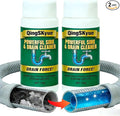 2 Pack Fast Acting Drain Clog Remover | Heavy Duty Drain Cleaner Powder | for Slow Running and Clogged Drains | for Bathroom Shower Sink Bathtub and Kitchen Sink | Suitable for Daily Maintenance