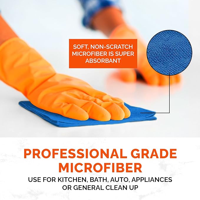 BAR KEEPERS FRIEND Cleanser Trio - Mega Bundle (21 Oz Cleanser and Polish Powder | 26 Oz Liquid Soft Cleanser | 13 Oz Cooktop Cleaner) Plus 1 Foxtrot Microfiber Towel and 1 Microfiber Scrubber Sponge