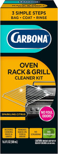 Carbona Oven Rack & Grill Cleaner | Eliminates Thick Grease & Build-Up | Griddle & BBQ Cleaning Solution | 16.8 Fl Oz, 1 Pack