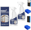 2Pcs Highly Concentrated Steel Rust Remover for Steel & Iron, Multi-Functional Quick-Acting Rust Removal Spray for Metal, Heavy Duty Rust Remover Spray for Tools, Kitchen Utensils, Auto Parts