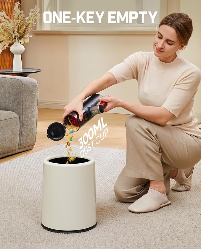 Fanttik Cruise V11 APEX Handheld Vacuum Cordless, 4-in-1 Vacuum Cleaner with 180° Rotatable Handle, 145W Brushless Motor, LED Touch Screen, 3 Suction Modes for Home Corners, Kitchen, Car, Crevices