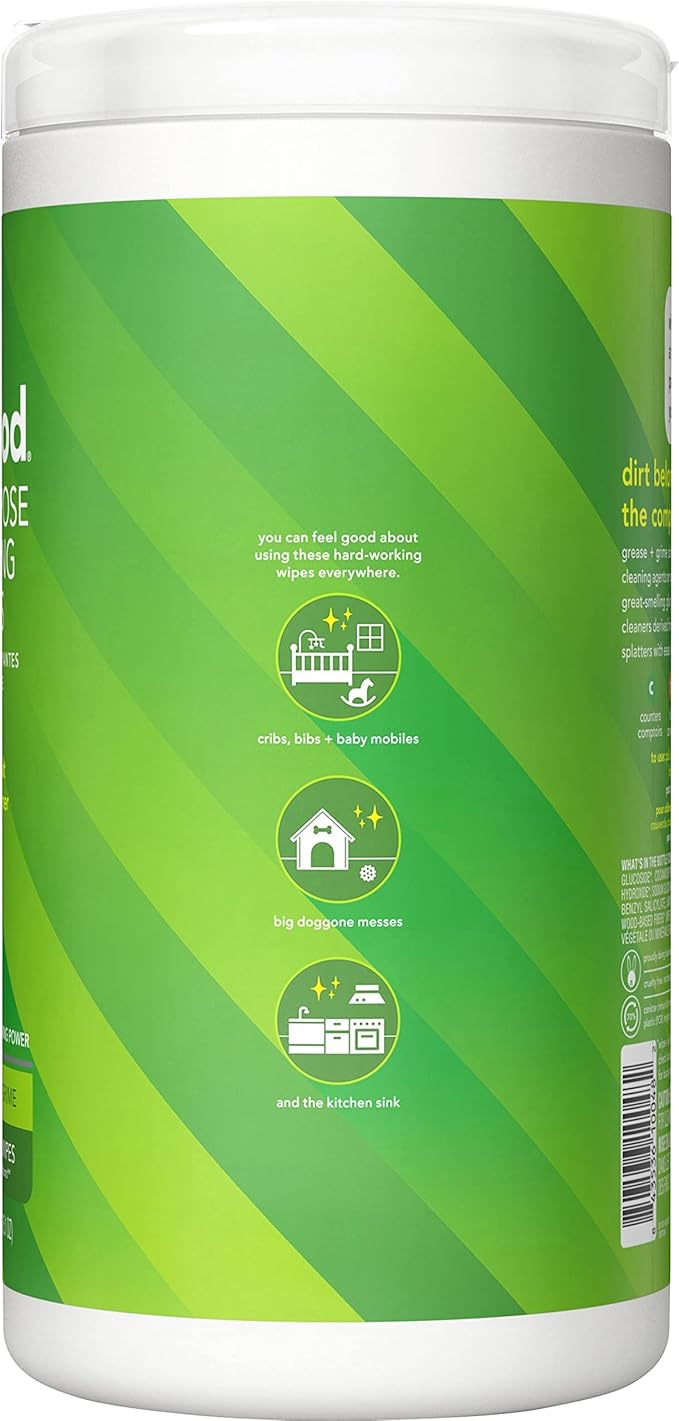 Method Lime & Sea Salt All Purpose Cleaning Wipes, 70 CT