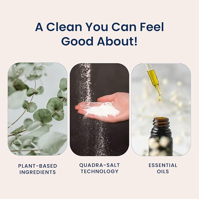 Truly Free Natural Laundry Detergent for Sensitive Skin | Eco Friendly, Plant Based, Baby Clothes Safe | Clean & Easy Powder to Liquid, 1 Pack Detergent + 1 Refillable Jug | Unscented, 50 Loads