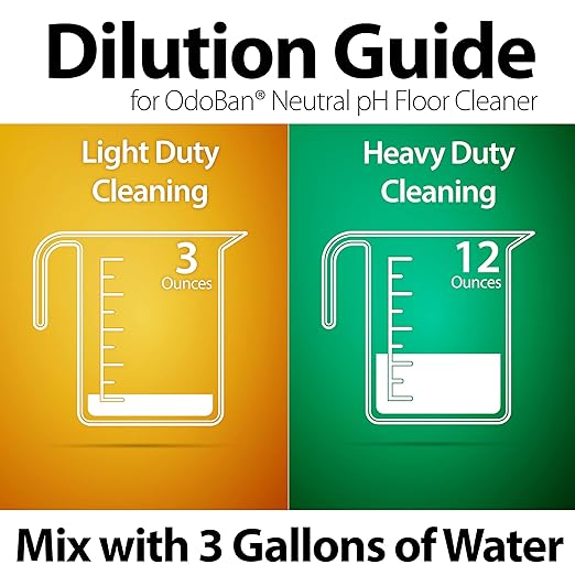 OdoBan Pet Solutions No Rinse Neutral pH Floor Cleaner Concentrate, 3 Gallons, Splash O' Citrus Scent