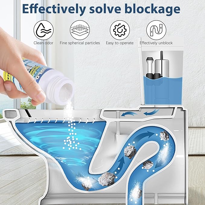 2pc Wild Tornado Pipe Dredge,Powerful Sink Cleaner for Kitchen Toilet Pipeline Quick Cleaning Tool- Wild Tornado Pipe Cleaner - wild sink and drain cleaner- Drain Foam Cleaner