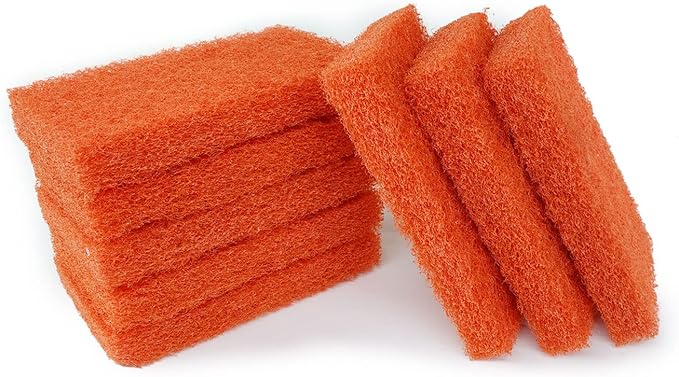 Griddle Cleaning Kit, Heavy Duty Grill Cleaning Pads for Blackstone Flat Top Griddle and Grill, Non- Scratch Scouring Pads for Pots, Stove, Pans, Cookware, Tub and More, Scour Pads (8 Pads)