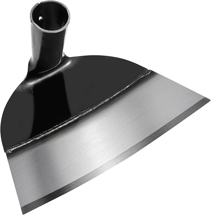 1Pcs Hoe Head Round Eye Hoe for Garden Weeding Soil Loosening 9.24x 5.89 x 5.89Inch (Without Handle)