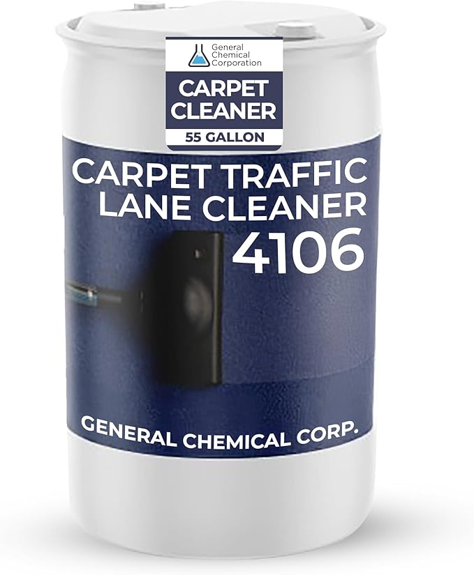 Carpet Traffic Lane Cleaner 4106 - Concentrated Carpet Pre Treatment Stain Remover - Incredible Stain Remover - Floor Covering Solution - Ideal for Industrial & Home Rug Cleaning- 55 Gal
