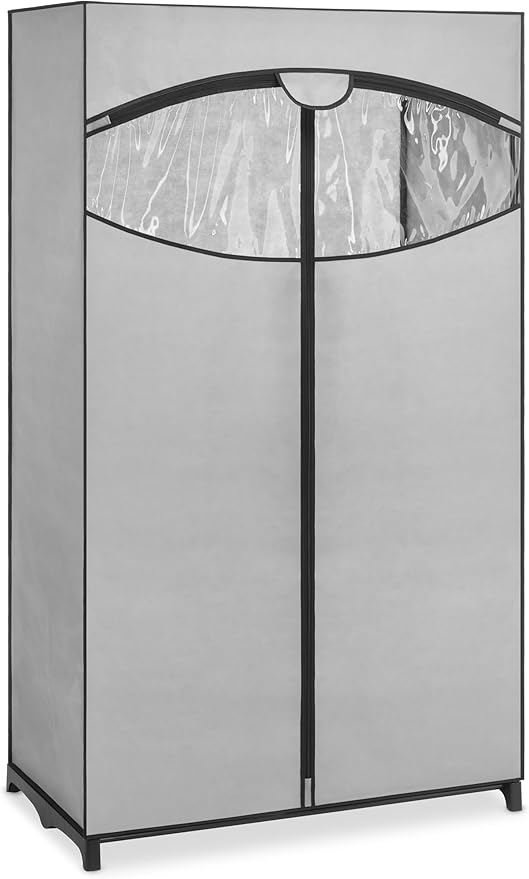 Whitmor Portable Clothes Closet, 36 inches, Grey