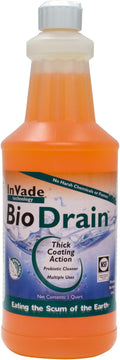 Rockwell Labes -InVade Bio Drain Quart (32oz) ~ Restaurant Drain Gel Organic Treatment ~ Eliminates Odors, Fruit, Phorid, and Drain Flies