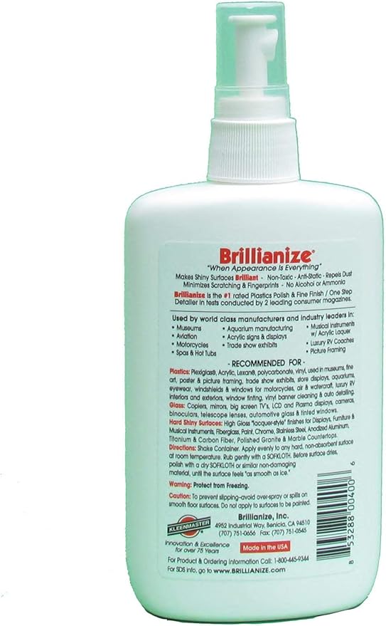 8 Ounce (240 ml) Plastic Cleaner in Pump Spray Bottle