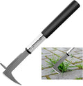 Crack Weeder, Stainless Steel Manual Crevice Weeding Tool,13" Weed Grabber Remover, L-Shaped Manual Weeder Puller, Durable Crevice Weeding Tool for Sidewalk Garden Patio Lawn