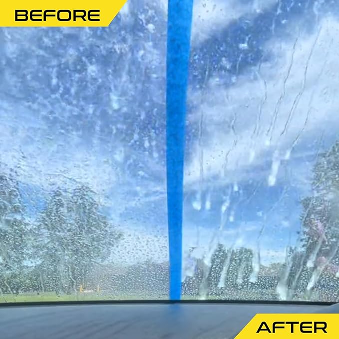 Formula 1 Glass Cleaner with Rain Repellent - Windshield Cleaning Spray for Streak-Free Finish, Improve Visability in Rain, Snow, or Sleet, 23 oz.