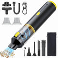 CROS Car Vacuum Cordless, 21000Pa Powerful Suction Handheld Cleaner for Car, Home & Pet Hair, 4-in-1 Portable Mini Vacuum with Multiple Attachments for Deep Cleaning, Type-C Rechargeable