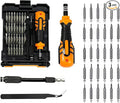 Small Screwdriver Set By JAKEMY, 33 in 1 Precision Screwdriver Kit, Magnetic Replaceable Screwdrivert Bits Repair Tool Kit Opening Tool and Tweezer for Phone Cellphone PC Electronics