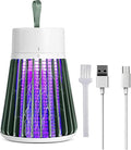 Bug Zapper Outdoor,Electric Mosquito Zapper Portable Camp Mosquito Killer,Rechargeable Indoor Fly Zapper,Electric Fly Zapper,Fly Traps,Flying Insects Zapper Indoor Outdoor (Green)