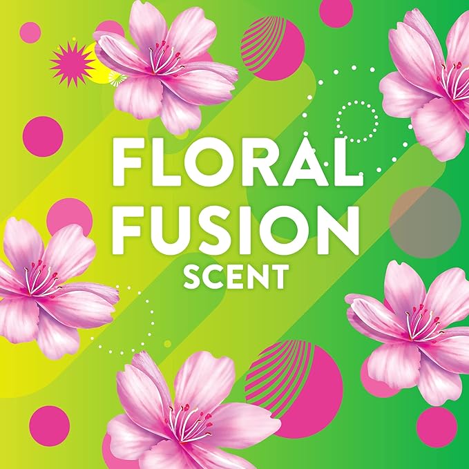 Scrubbing Bubbles Bathroom Grime Fighter, Floral Fusion Scent, 32 oz Spray Bottle (Pack of 2)