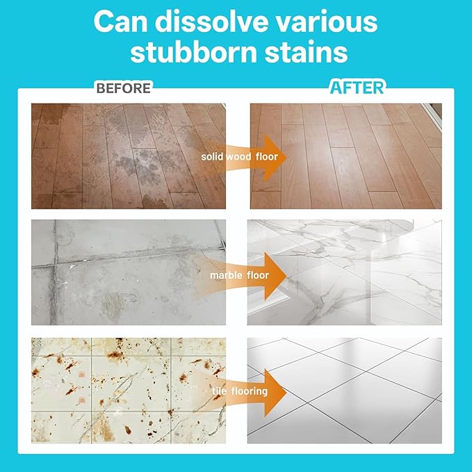 Floor Cleaning Solution Ocean Scent, Compatible with Roborock Cleaning Solution Quick Drying Without Residue Suitable for All Robot Vacuums and Wet Dry Dual-Use Vacuum Cleaners (2.5 L, Ocean)