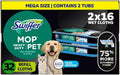 Swiffer Heavy Duty Mop Wet Multi-Surface Cloth Refills for Floor Mopping and Cleaning, Pet with Febreze Odor Defense, 32 count