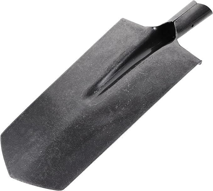 Heavy-Duty Manganese Steel Narrow Tip Spade Shovel for Gardening and Tree Planting, Thickened Traditional Digging Tool, Metal Handheld Shovel for Soil Excavation and Transplanting