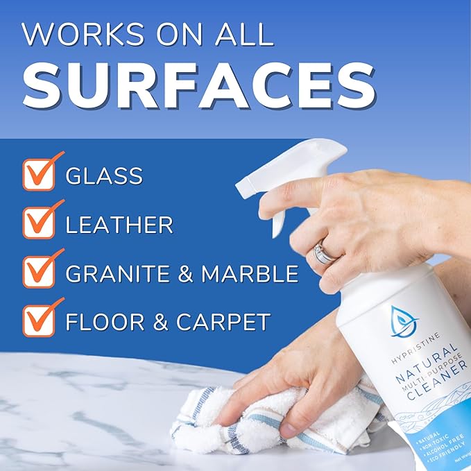 Natural Multipurpose Surface Cleaner, 32 fl oz Spray Bottles, 12 Pack