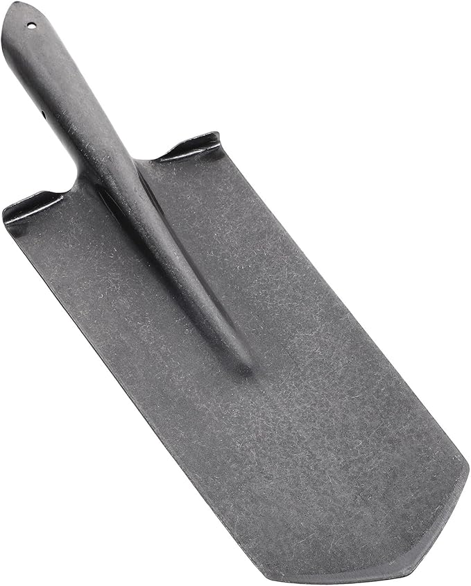 Heavy-Duty Manganese Steel Garden Spade for Digging with Narrow Tip, Thickened Handheld Shovel for Planting and Tree Transplanting in Gardening and Farming