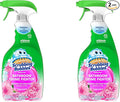 Scrubbing Bubbles Bathroom Grime Fighter, Floral Fusion Scent, 32 oz Spray Bottle (Pack of 2)