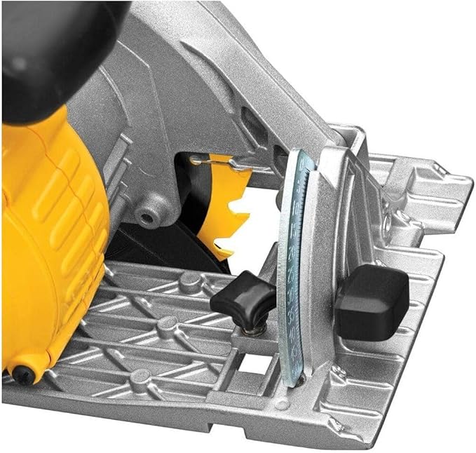 DEWALT 20V MAX Circular Saw, Cordless Sidewinder Style Portable, 6-1/2-Inch Blade, 5150 RPM, 0-50 Degree Bevel Capability, Battery Not Included (DCS391B)