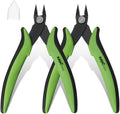 KATA 2-Pack Micro Wire Cutter For Electronics Flush cutter, Precision Side Cutting for Electronics, Craft, Jewelry, Soft Copper, Wire Cables, Floral, Zip tie