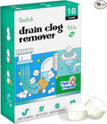 Soulink Drain Clog Remover - 16 Pack Powerful Sink Drain Cleaner