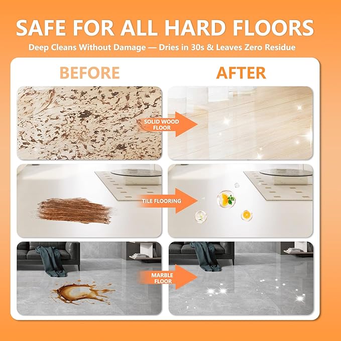 Floor Cleaning Solution Compatible With Tineco, Suitable With All Robot Vacuums with Mopping and Cordless Wet/Dry Vacuum Mop Cleaner