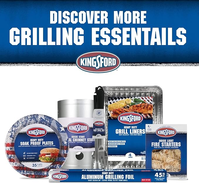 Kingsford Heavy Duty Foaming Grill Cleaner Spray, BBQ Degreaser for Charcoal & Gas Grills, Cuts Grease, Burnt-On Food & Grime, Easy Spray-On Foam for Grill Grates & Surfaces, Aerosol, 14.5 Oz - 2 Pack