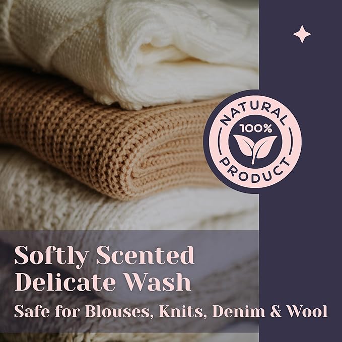 LAVONS Nontoxic Fabric Softeners Liquid, Fabric Conditioner with Organic Extracts, Natural Laundry Softener from Japan, Plant Based FABRIC Softener Sensitive Skin 16.9 Fl Oz to the Moon NOCTURNAL BLUE