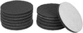 HARFINGTON 12pcs Scrubber Scouring Pads 800 Grits 5 Inch Drill Power Brush Hoop and Loop Surface Conditioning Disc Drill Scuffing Disc Scrub Pads for Home Kitchen Cleaning, Grey