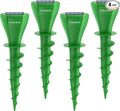 Solar Powered Mole Repellent, 4 Pack Ultrasonic Vole Repeller Outdoor, IP65 Waterproof Snake Deterrent, Gopher Remover Devices, Skunk, Groundhog Repellent for Yard, Garden, Lawn
