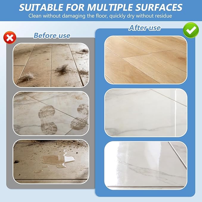 Cleaner Solution for Roborock Cleaning Solution Residue & Streak Free, Compatible with Roborock Robot Vacuum with Mopping and Wet & Dry Floor Cleaner Solution Pet Safe for Hardwood 1L, 33.8 Fl. OZ